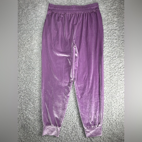 Fabletics Pants Womens Small Daria Luxe Velour Joggers Pockets Loungewear Active - Picture 4 of 4